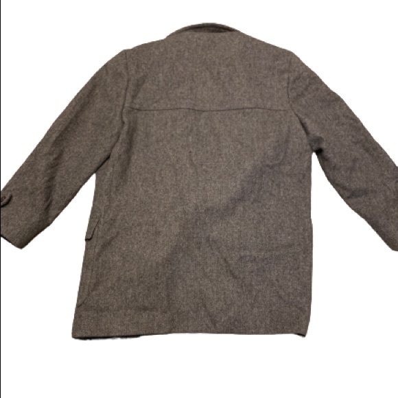 *SOLD*Vintage 1950’s/1960s PENDLETON Mens Overcoat Car Coat Tweed Wool  Size 44 - Picture 8 of 11